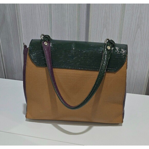 Vintage leather handbag, lazaro bag, purses, - Picture 2 of 7